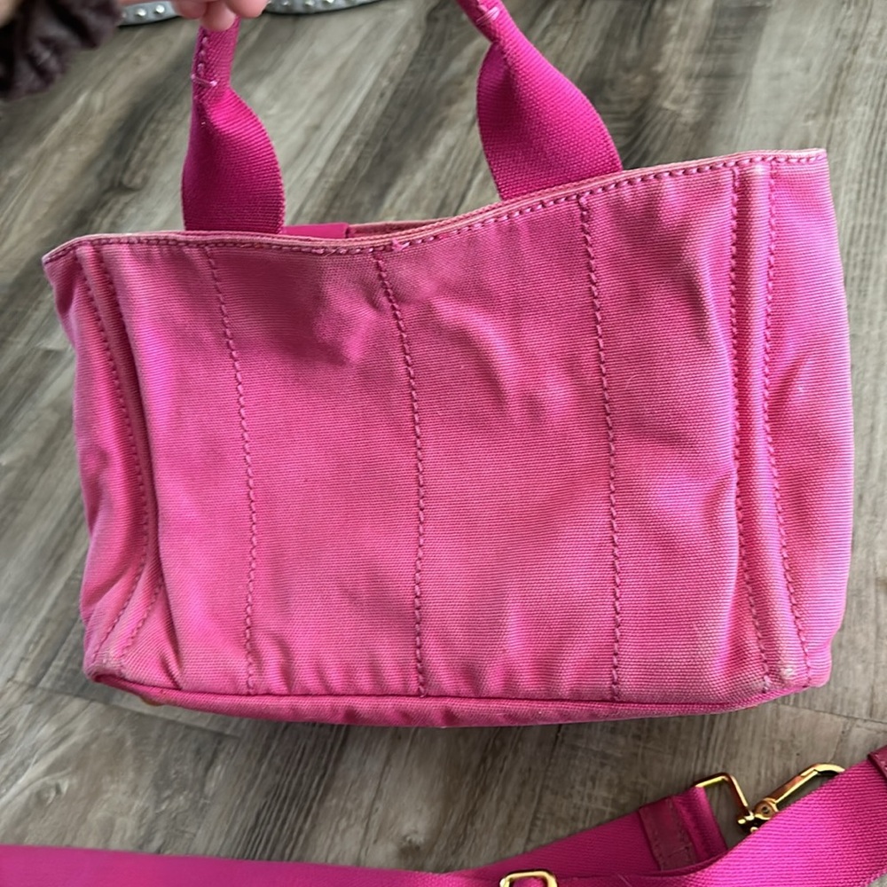 Pink denim bag - Picture 2 of 4